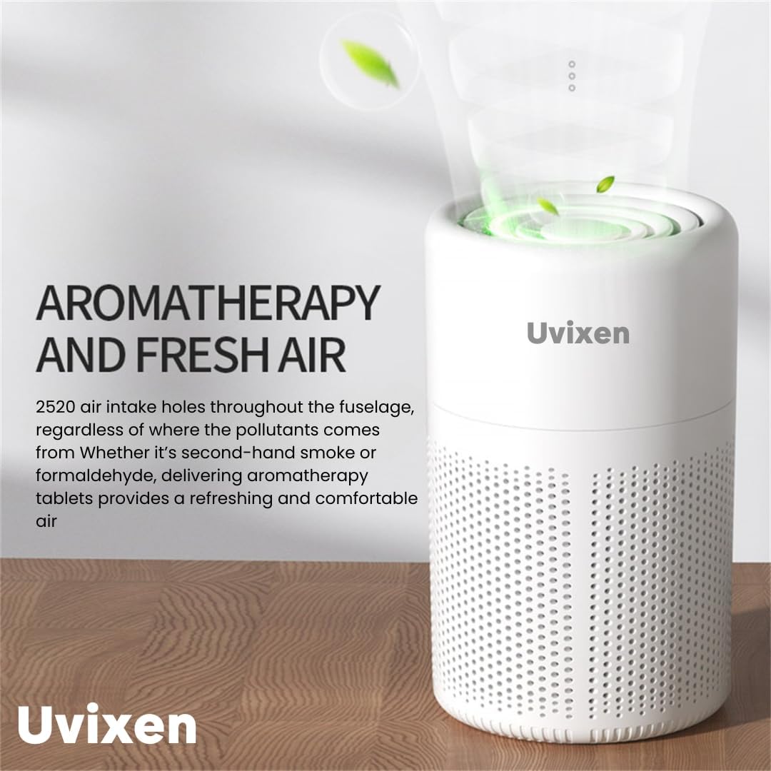 Air Purifiers for Home - Mini Air Purifier with HEPA Air Filter- USB Operated Air Purifier for Bedroom, Car and Living Room