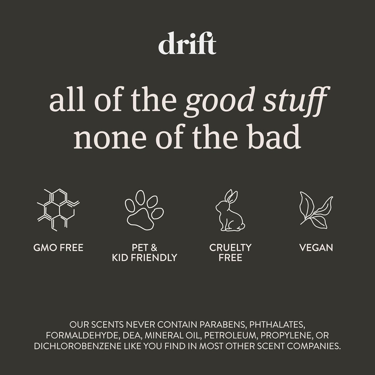 Drift Car Air Freshener - The Original Wood Air Freshener - Car Odor Eliminator - Long Lasting Scent - Auto Accessories - Metal Clip - Essential Oils - Clean Ingredients - Amber Scent Starter Kit