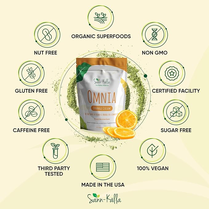Reds and Greens Superfood Powder Nootropics, Improve Gut Health, Multivitamin, Probiotic, Gluten Free, Vegan and Keto Friendly, Full Serving of Vegetables, Essential Nutrients – 30 Servings