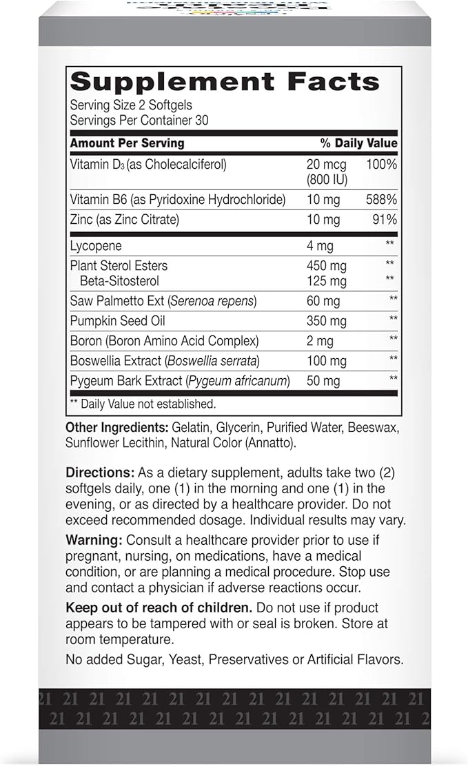 21st Century Prostate Health, 60Count