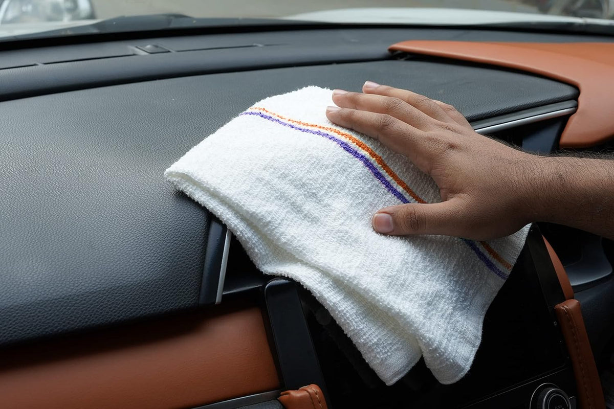 Avalon Towels Terry Bar Mop Towels (Value Pack of 36) Size 16"x19" – Absorbent and Durable, Multipurpose Cleaning Rags, Cotton Cleaning Cloths, Terry Cloth Rags, Reusable Shop Rag
