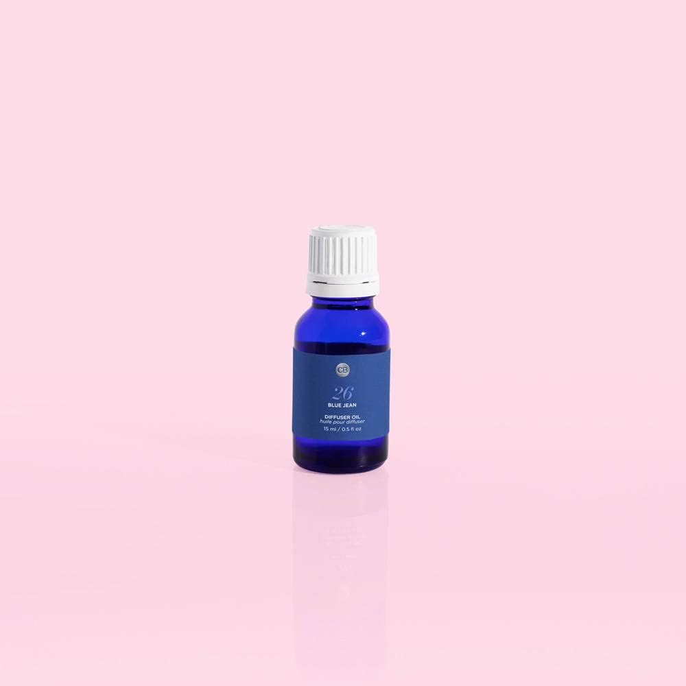 Capri Blue Diffuser Oil Refill - Premium Fragrance Oil - Use with Electric or Ultrasonic Diffusers for Home - Long Lasting Clean Scent (Blue Jean, 0.5 fl oz)