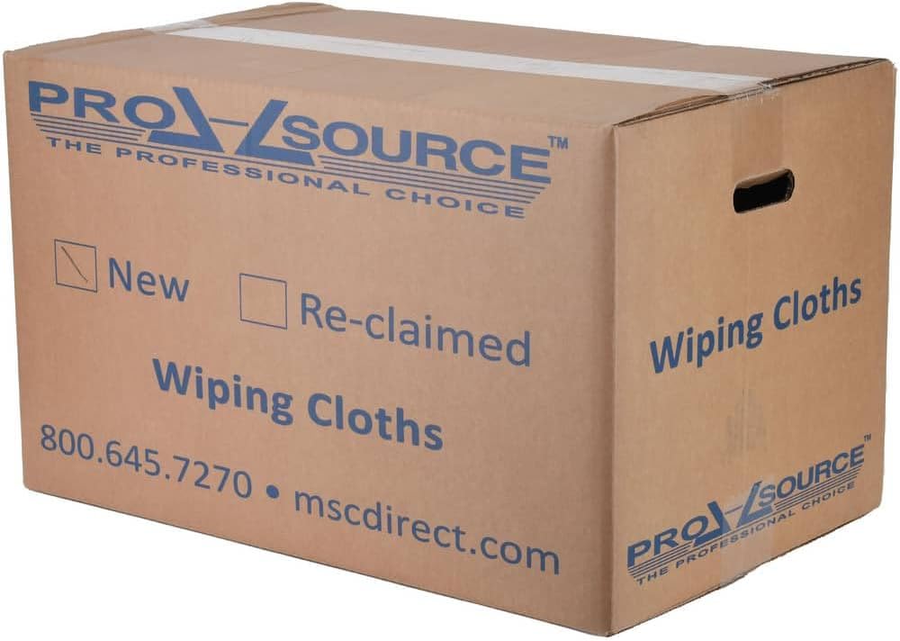 PRO SOURCE 25 Lb Box Virgin Surgical Lint-Free Blue Cotton Huck Towels: 16" x 25"