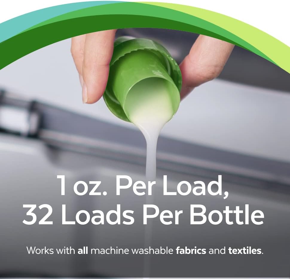 Remedy Laundry Liquid Detergent - Environmentally-Friendly Concentrated Laundry Detergent for Dirt and Mold - 32oz