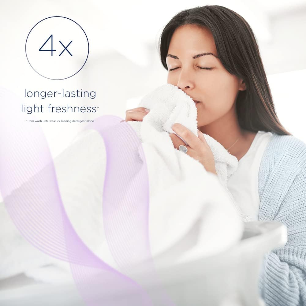 Downy Light Laundry Scent Booster Beads for Washer, White Lavender, 18.2 oz, with No Heavy Perfumes