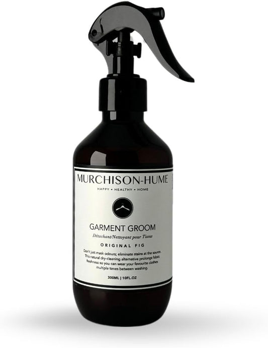 Murchison-Hume Garment Groom Fabric Freshener, Air Freshener, Odor Fighter, Laundry Treatment and Stain Remover, Original Fig