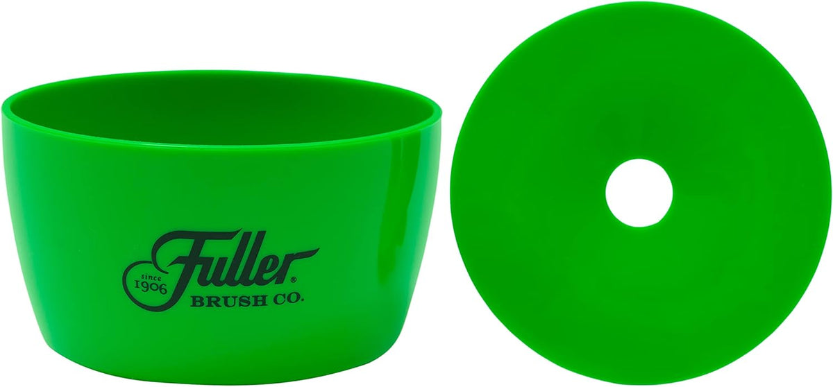 Fuller Brush Handy Holder with Drain Rack – Small Sink Caddy for Organizing Cleaning Sponges & Tools – Removable Drain Tray, Dishwasher Safe – Green