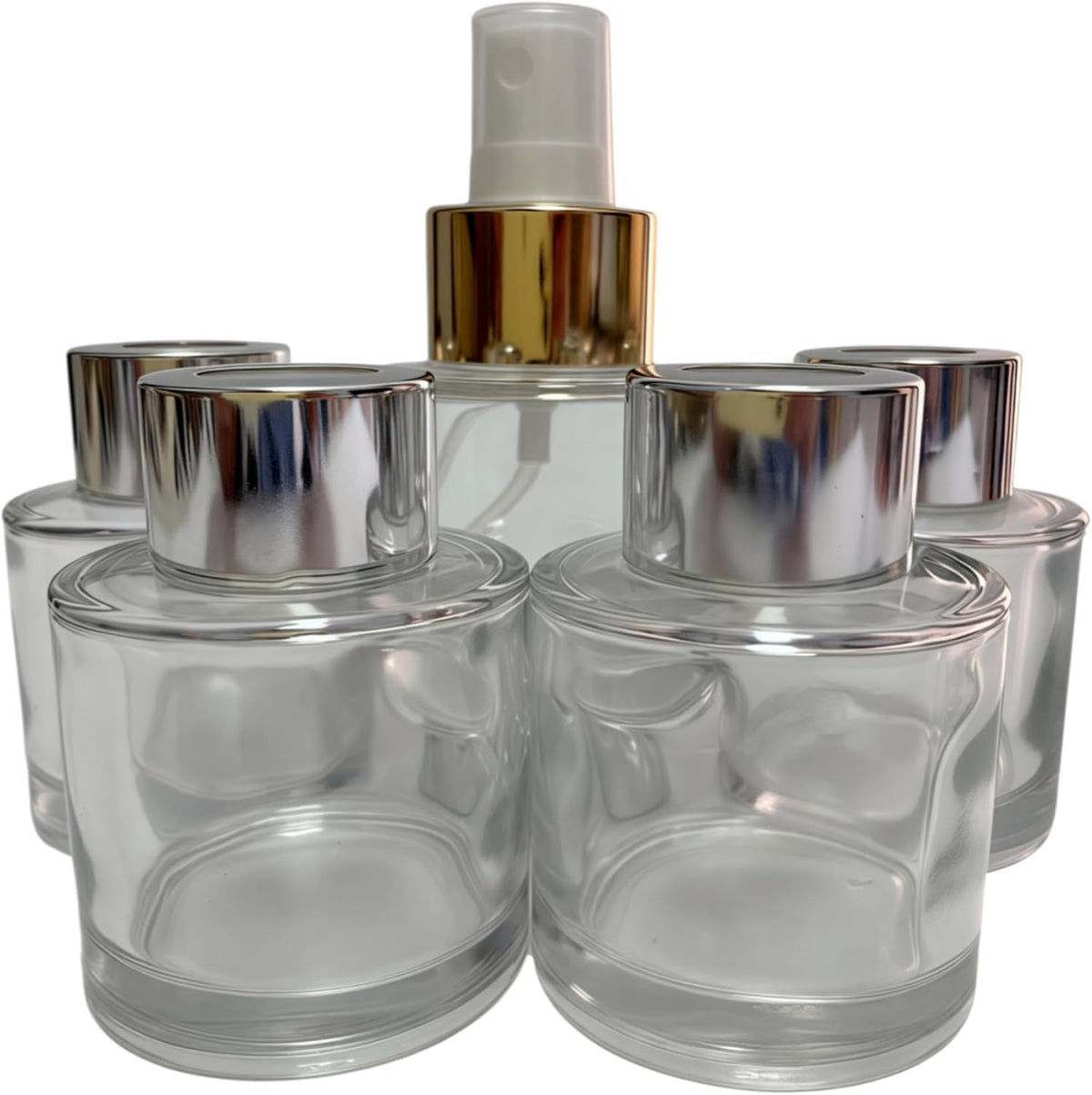 5 Pcs Reed Diffuser Bottle，50ml（1.7oz） Suitable for Household use，Reed Diffuser Base for Permanent Diffusion of Essential Oil or Spray,Cute Small Bottle Suitable for Small Spaces
