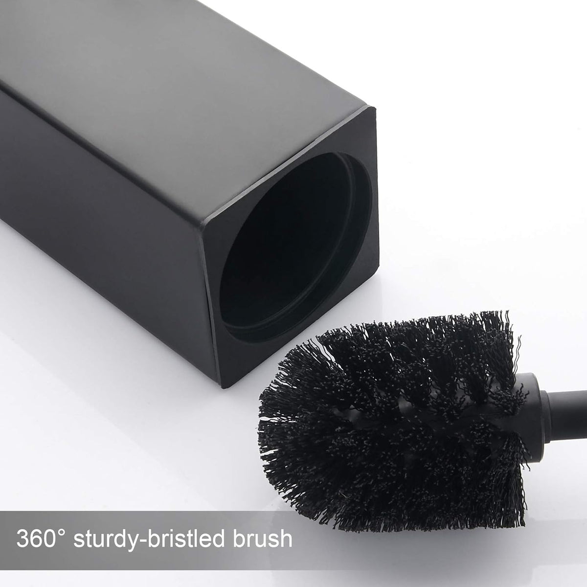 Stainless Steel Toilet Bowl Brush and Holder for Bathroom Storage Organization