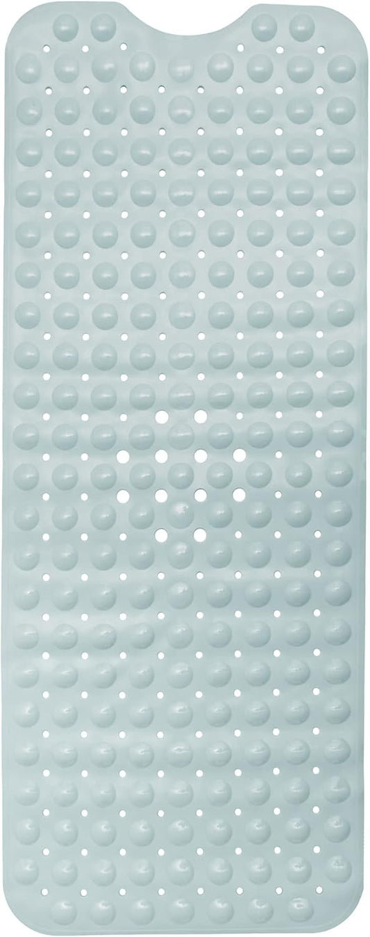 ENKOSI Bath Mat - Large Non Slip Bathtub & Shower Mat - Extra Long 40 x 16 Inch Bathroom Mats for Tub Nonslip Anti Slip Bathmats (40x16 Mint Green 1-Pack)