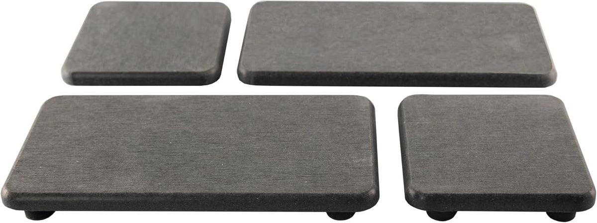 Set of 4 Water Absorbent Diatomite Coasters, Diatomaceous Earth Kitchen Soap Dish, Bathroom Trays, Water Absorbing Stone Used for Hand Soaps & Plants & Toiletries in The Modern Home