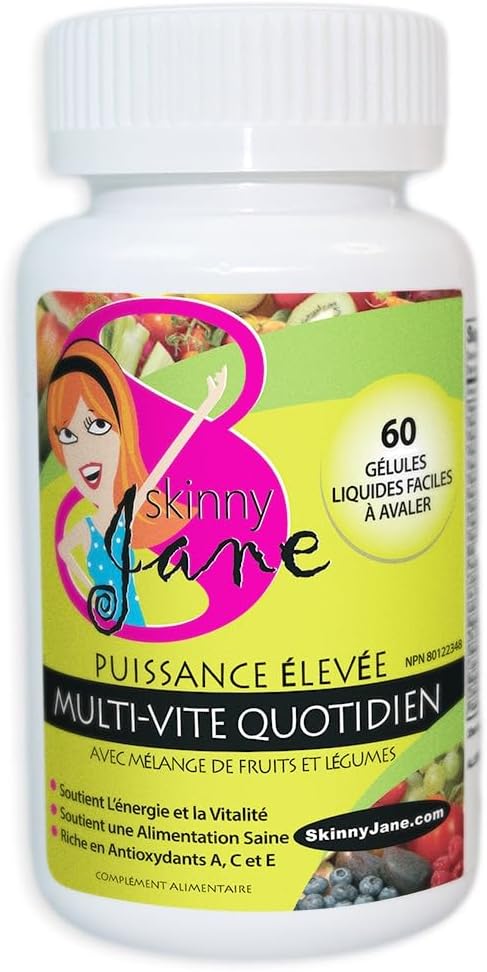 | Best Daily Multi Vitamin Formula | Supports Immune System| Increases Energy | Well Being Formula | Unique Fruit and Veggie Blend (60 Easy to Swallow Liquid Caps)