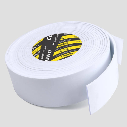 EVA Single-Sided Adhesive Foam Tape, Sealing Strip Foam Pad Sponge Tape Suitable for Sealing Doors and Windows Window 2inX16.4FT