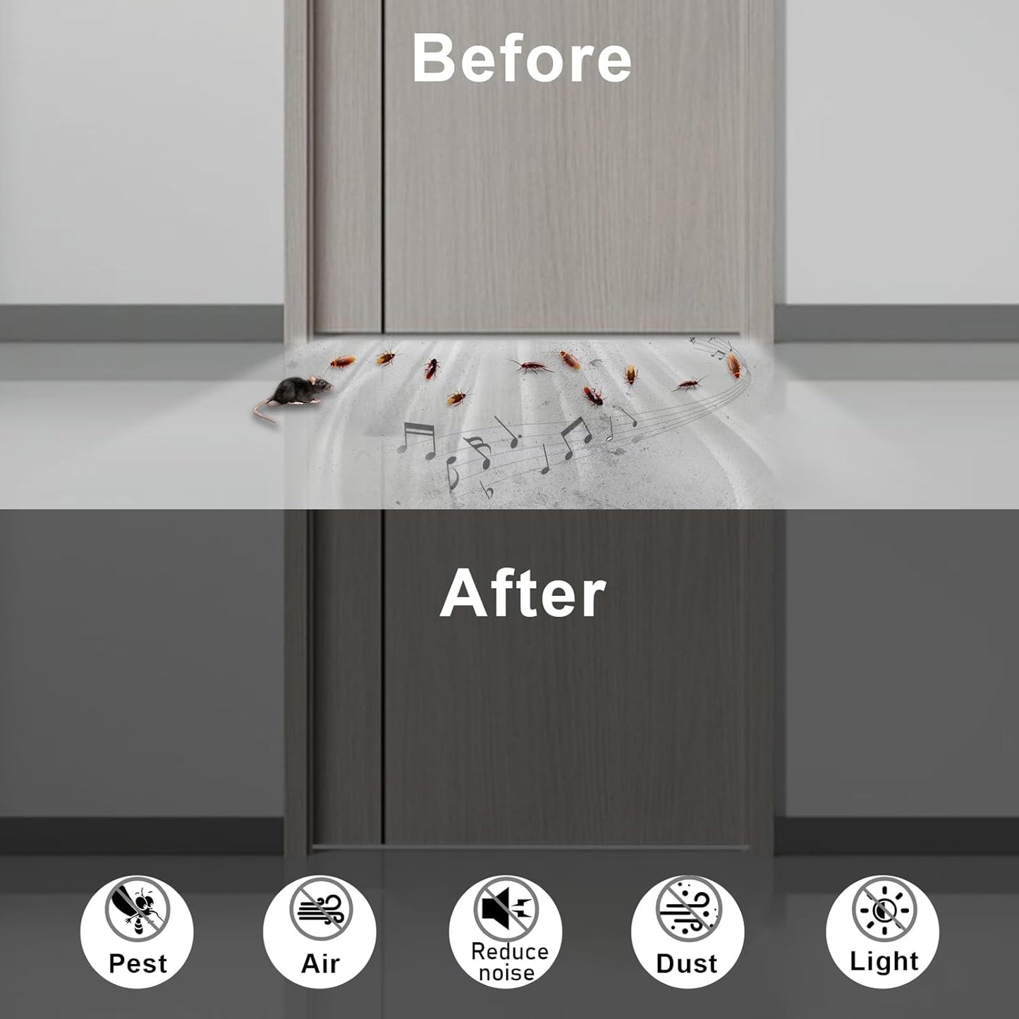 Closed Cell Foam Weather Stripping for Various Door Seal and Window Insulation, One Sided Foam Strips Adhesive, SoundProof Weatherproof AC Seal Strip, Shock-Absorbing (3/4 in x 1/4 in x 13Ft)