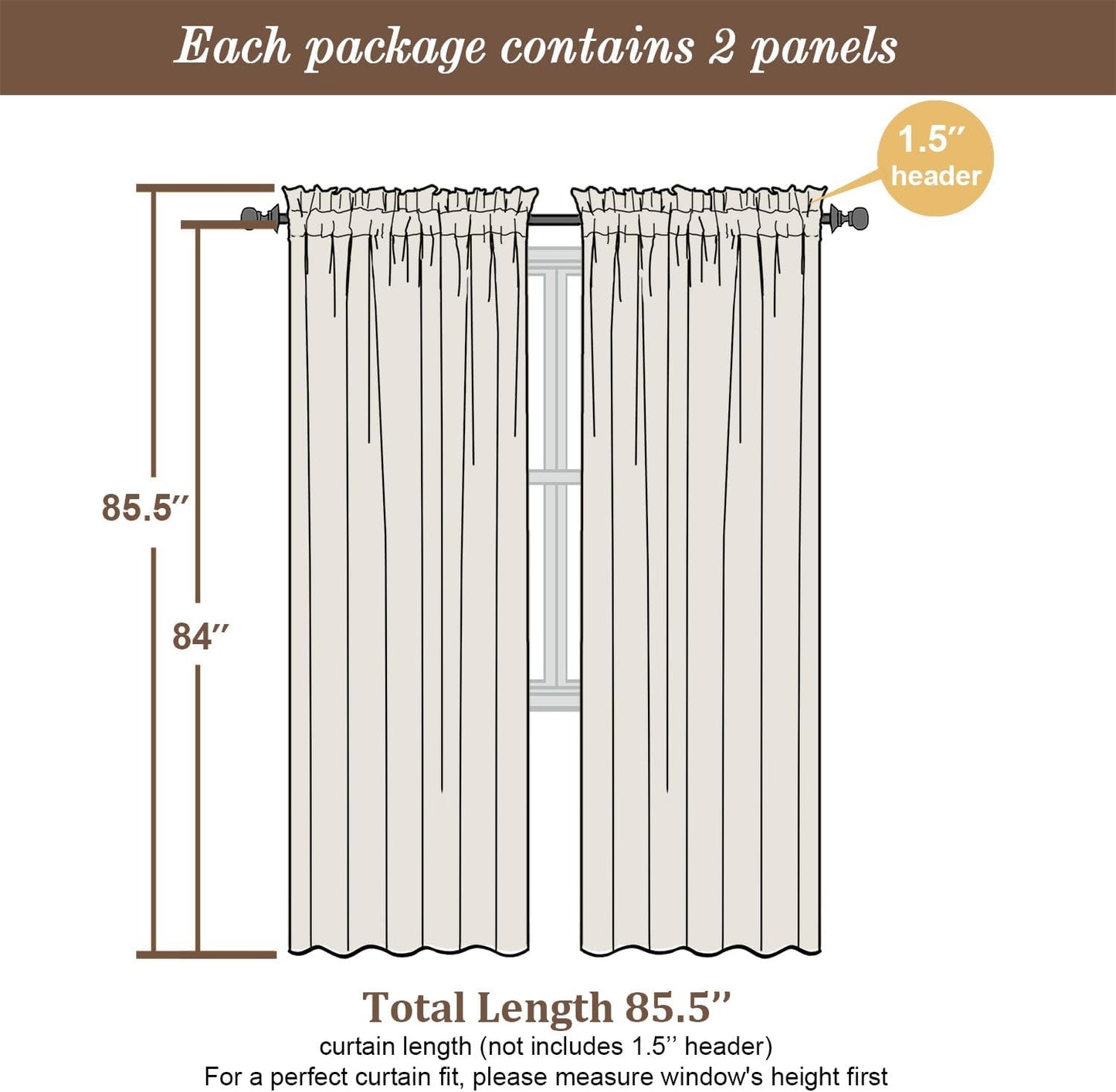 Chyhomenyc Burgundy Sheer Curtains 84 Inches Long 2 Panels Set, Light Filtering Voile Window Drapes for Bedroom Living Room, 42Wx84L Inch, Burgundy, 2PCS