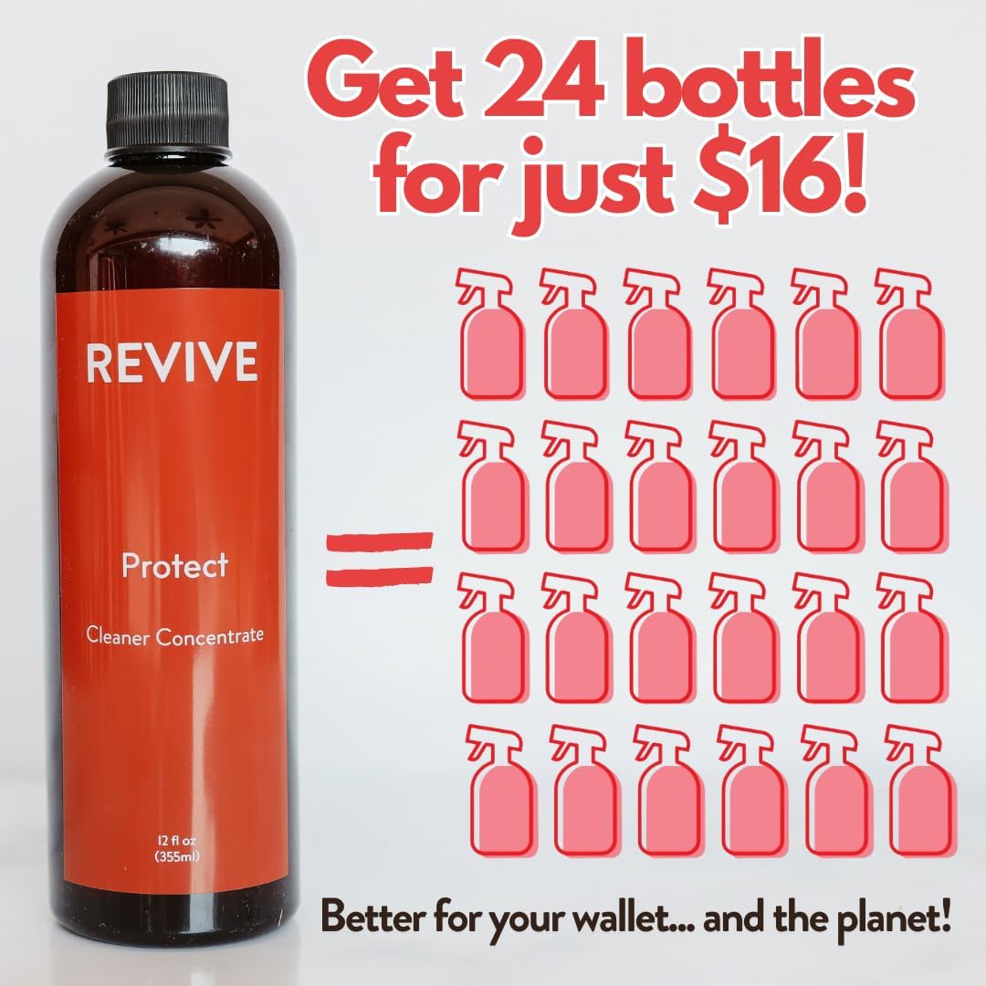 REVIVEEO Protect Cleaner Concentrate Multi-purpose, All-purpose, Concentrated, Mopping, Nontoxic, Plant Based
