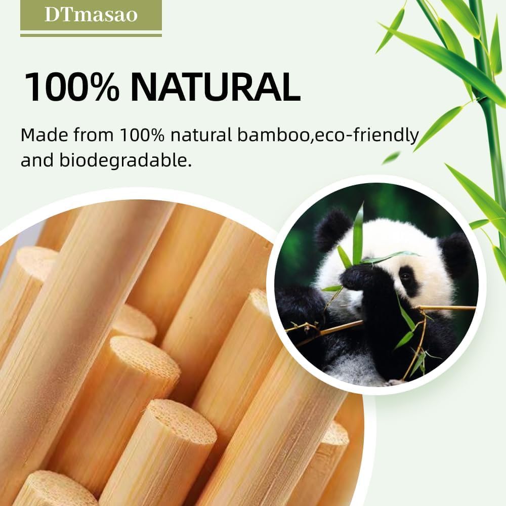 1/4 x 12 Inch 50 PCS Square Dowel Rods Wood Sticks Wooden Dowel Rods Unfinished Bamboo Sticks - for Crafts,Home Decor, Model Making and DIYers