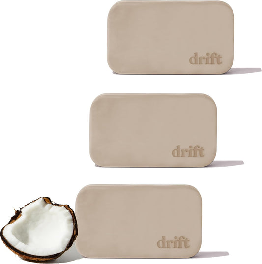 Drift Car Air Freshener - The Original Stone Air Freshener - Car Odor Eliminator - Long Lasting Scent - Metal Clip - Essential Oils - Clean Ingredients - Cabana Scent 3 Pack Refill - NO CLIP INCLUDED