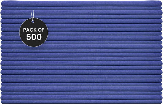 Shop Towels (Blue, 500-Pack) - Bulk Cleaning Towel in a Bag, Mechanic Cotton Wipes for Car Maintenance, Auto Mechanics & Garage, Wipe Grease & Oil, Machine Wash & Reusable