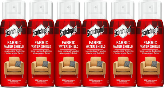 Scotchgard Fabric & Upholstery Protector, 6 Cans/10-Ounce (60 Ounces Total)