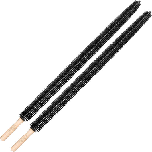 Holikme Dryer Vent Cleaner Kit 2 Pack - Household Cleaning Supplies,Long Flexible Refrigerator Coil Brush Radiator Brush,Dryer Lint Brush Vent Cleaner, Lint Remover, Removing Dust and Pet Hair