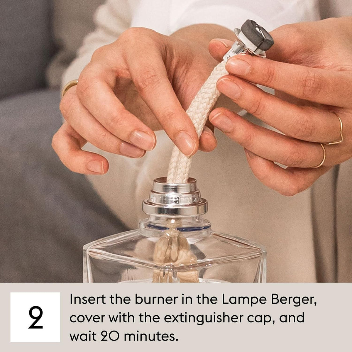 Maison Berger - Enchanting Sandalwood - Lampe Berger Fragrance Refill for Home Fragrance Oil Diffuser - Air Freshener - 33.8 Fluid Ounces - 1 Liter