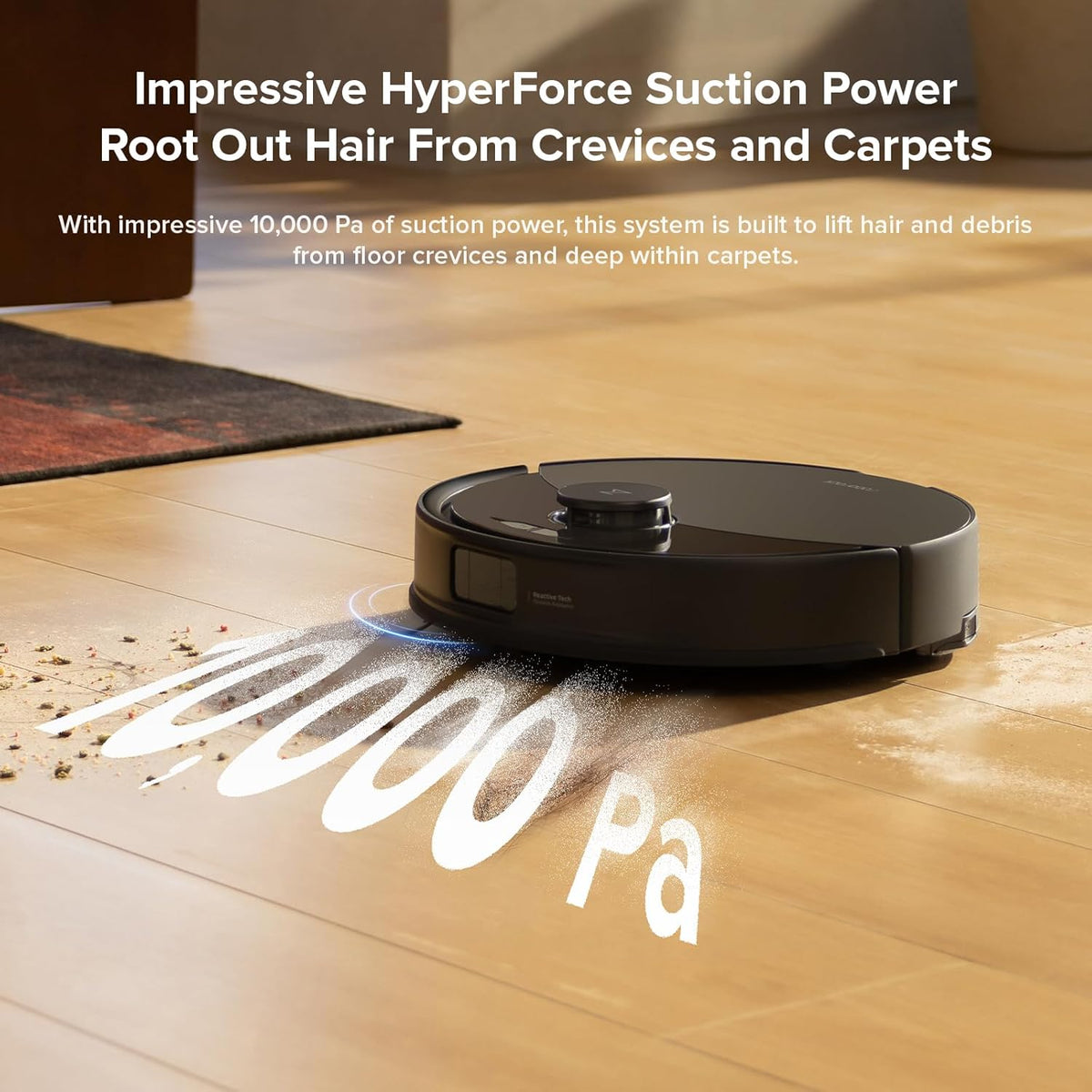 roborock Q10 X5 Robot Vacuum and Mop Combo, 10,000 Pa HyperForce, Dual Anti-Tangle System, Auto Mop Lifting, JawScrapers Brush & High-Intensity Mop, Reactive Tech Obstacle Avoidance, PreciSense LiDAR