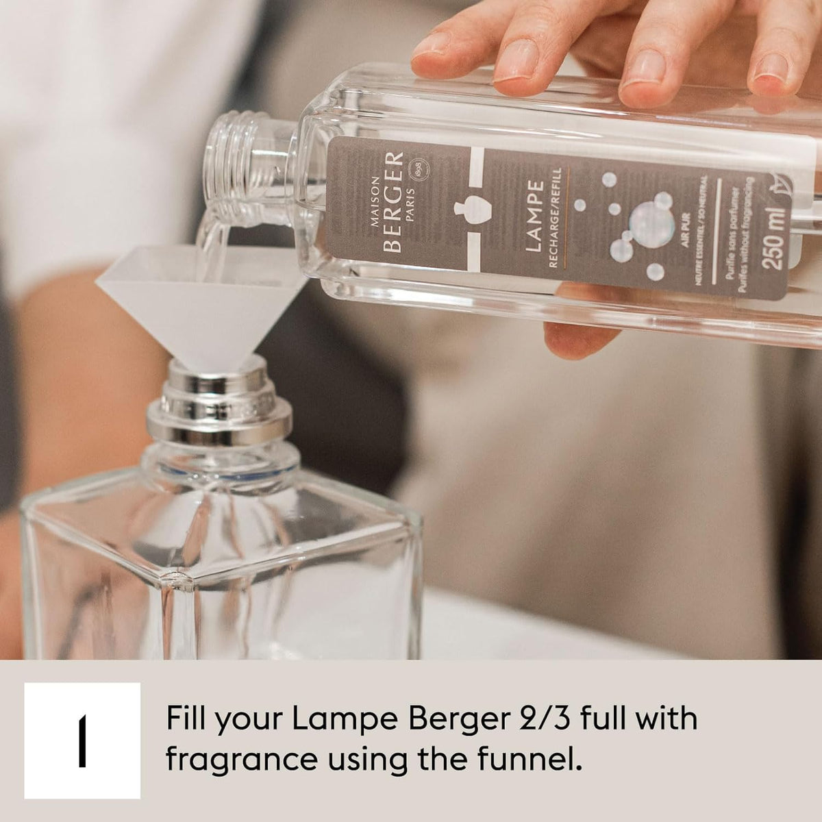 MAISON BERGER - Sweet Pear - Lampe Berger Fragrance Refill for Home Fragrance Oil Diffuser - Air Freshener - 33.8 Fluid Ounces - 1 Liter