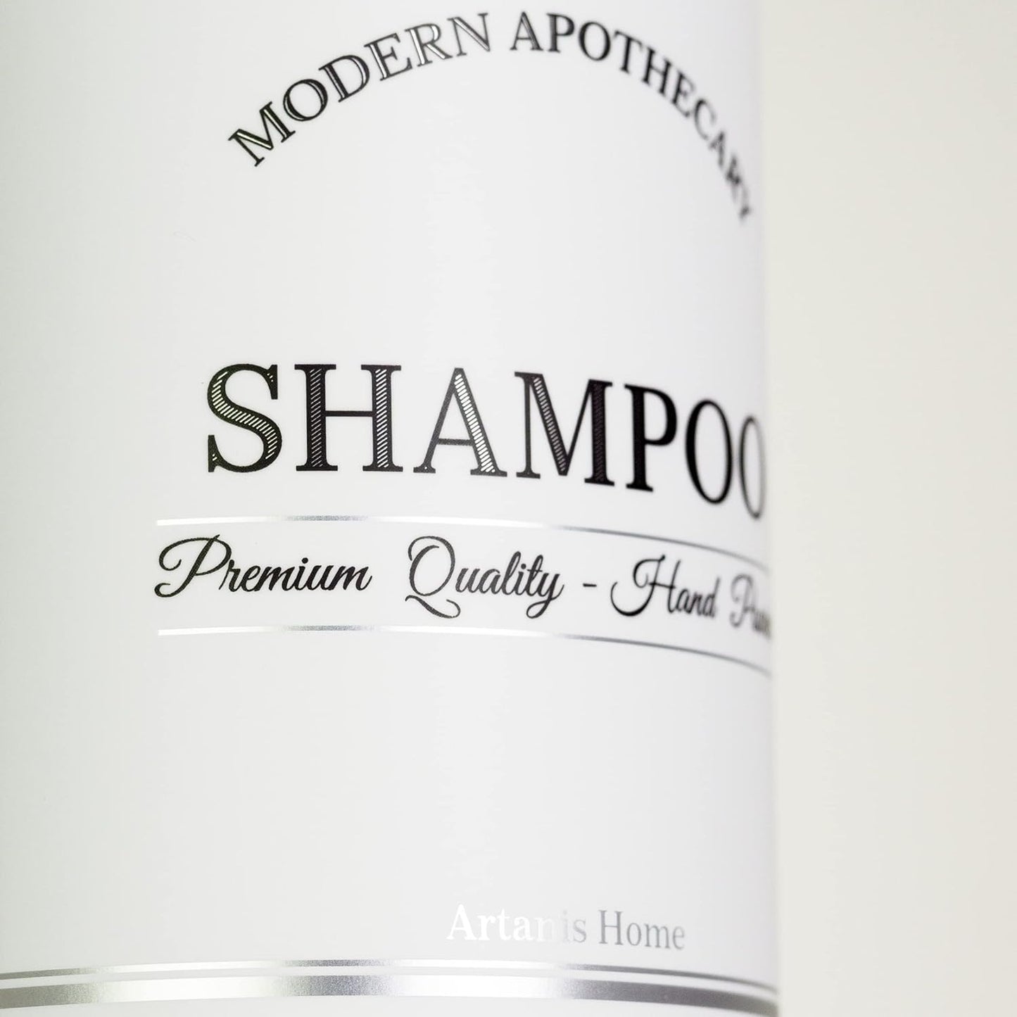 Clear Refillable Shampoo and Conditioner Bottles - Body Wash, Shampoo and Conditioner Dispenser - PET Plastic Shampoo Bottles Refillable with Pump - Waterproof Labels - 16 oz, 3 Pack (Black Satin)