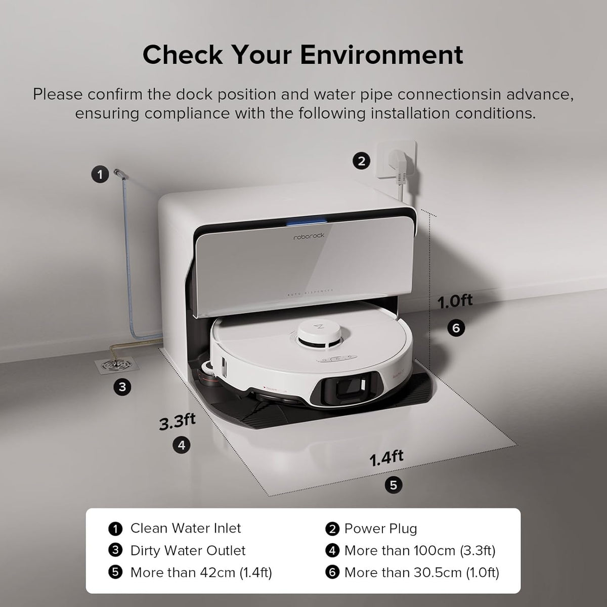 roborock S8 MaxV Ultra with Refill & Drainage System Robot Vacuum and Mop, FlexiArm Design, Auto Mop Washing&Drying, 10000Pa Suction, Obstacle Avoidance, 20mm Auto Mop Lifting, Smart Dirt Detection