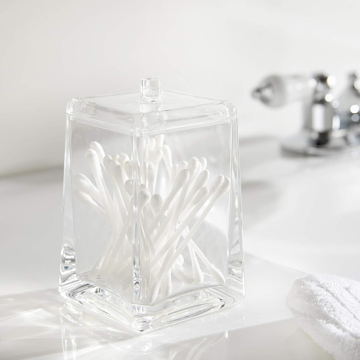 Huang Acrylic Square Tapered Accessory Set (Swab Box)