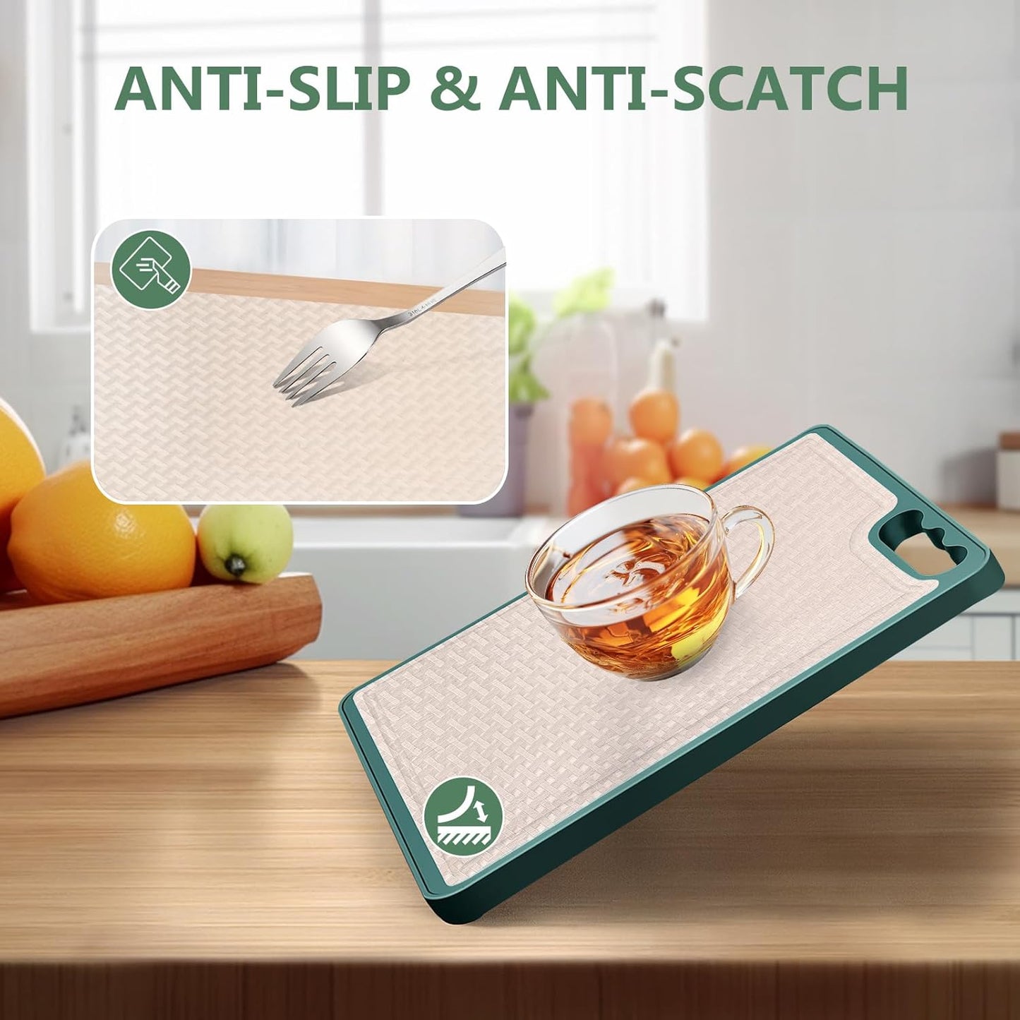 Shelf Liners, Non-Adhesive Drawer Liner, Waterproof & Oil-Proof Kitchen Cabinet Cupboard Liner Plastic EVA Material BPA Free Fridge Liner Mats Paper Protector for Shelves (Clear/12in x 60in)