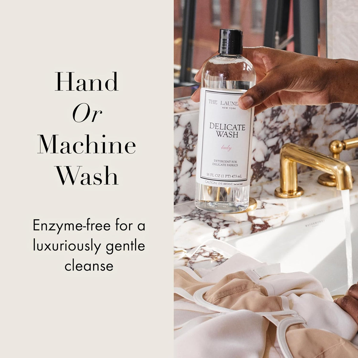 The Laundress Delicate Wash, Double Concentrated, Lady Scent, Detergent Delicate, Lingerie & Silk Detergent, Lingerie Wash, 16 Fl Oz