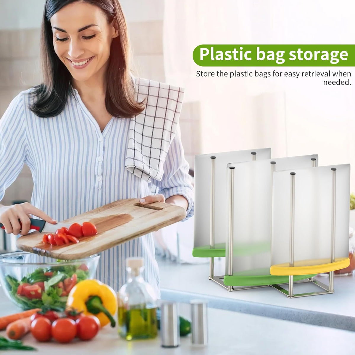 Foldable Bottle Drying Rack, Baby Bottle Drying Rack, Collapsible Cup Draining Holder, Retractable Reusable Storage Bag Dryer with Non-Slip Bottom - Stainless Steels (Silver)