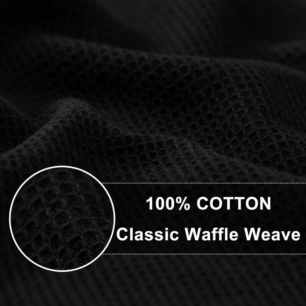 Homaxy 100% Cotton Waffle Weave Kitchen Towels - 8 Pack Soft and Absorbent Dish Towels - 16 x 26 Inches Quick Dry Hand Towels - Multiple Colour