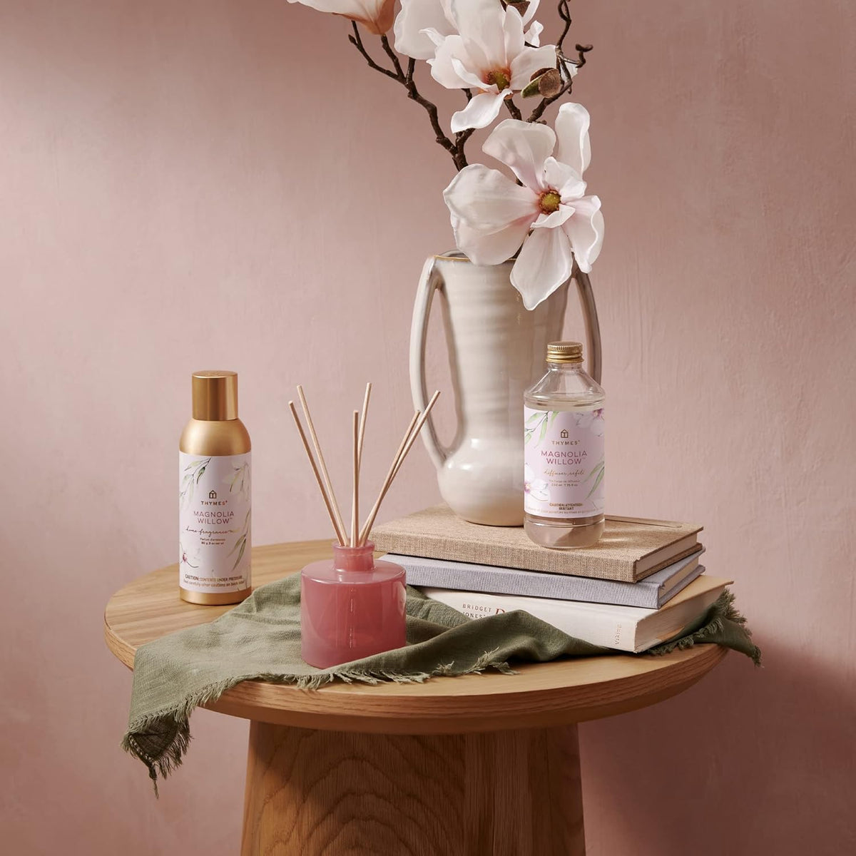 Thymes Reed Diffuser Oil - Magnolia Willow - 7.75 Fl Oz