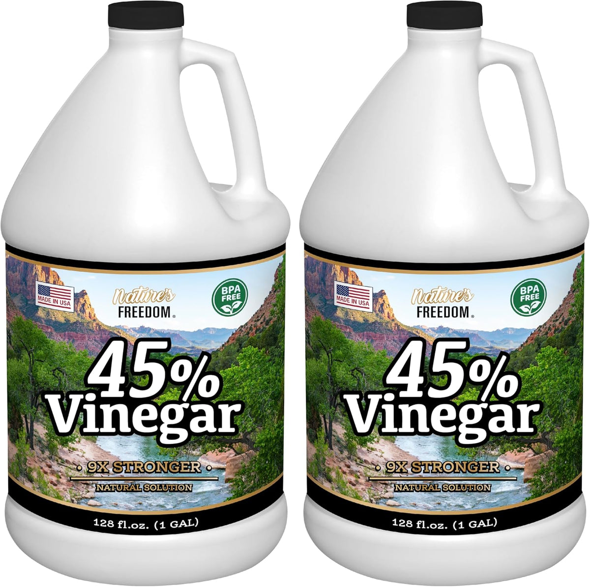 Nature's Freedom 45% Vinegar (2 Gallon)
