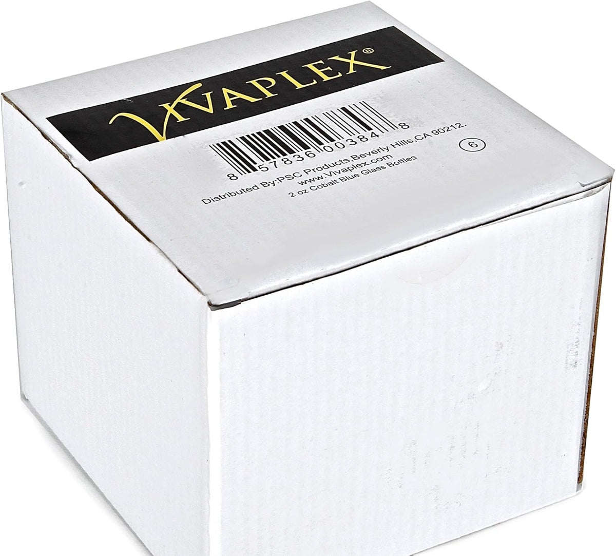 Vivaplex 6, Cobalt Blue, 2 oz Glass Bottles, with Black Fine Mist Sprayers