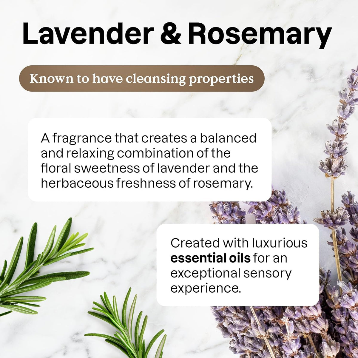 ATTITUDE Multi-Purpose Cleaner with Essential Oils, EWG Verified, Plant and Mineral-Based Ingredients, Vegan Household Products, Bulk Refill, Lavender and Rosemary, 67.6 Fl Oz (Pack of 4)