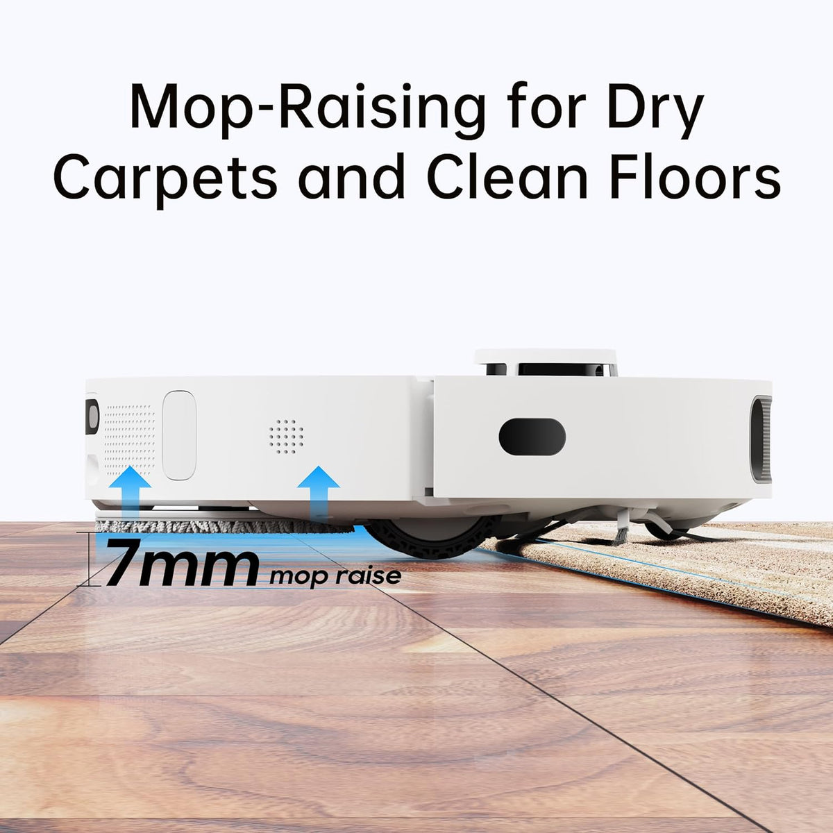 dreame L10s Ultra Robot Vacuum and Mop Combo, Auto Mop Cleaning and Drying, Self-Refilling and Self-Emptying Base for 60 Days of Cleaning, 5300Pa Suction and AI Navigation, Compatible with Alexa