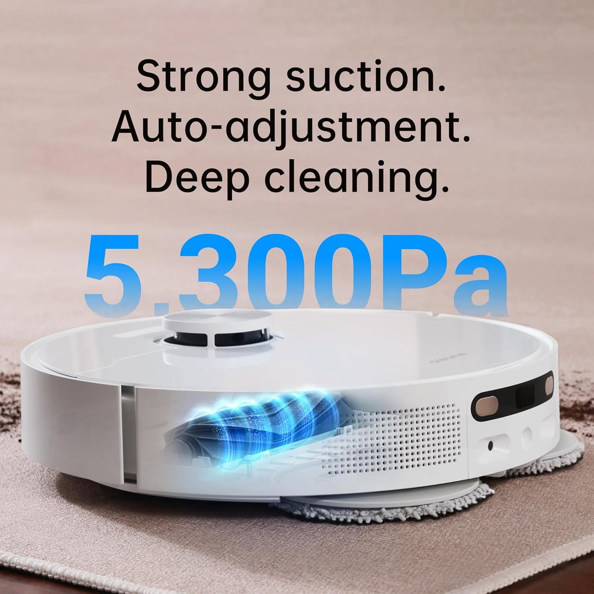 dreame L10s Ultra Robot Vacuum and Mop Combo, Auto Mop Cleaning and Drying, Self-Refilling and Self-Emptying Base for 60 Days of Cleaning, 5300Pa Suction and AI Navigation, Compatible with Alexa