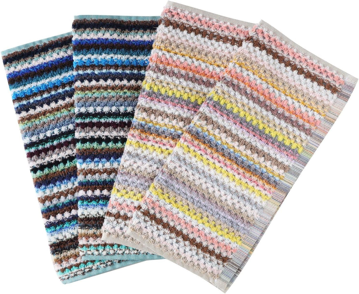 Oeleky Kitchen Dishcloths for Washing Dishes, Ultra Absorbent Dish Rags, Cotton Cleaning Cloths Pack of 8, 12x12 Inches