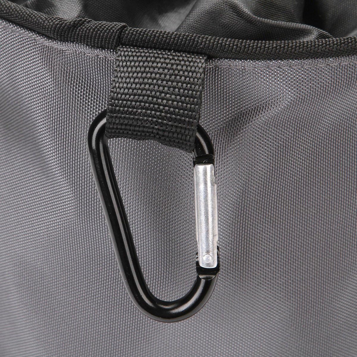 Clothespins Bag Hanging Clothesline Peg Organizer Storage Bags,Dust-proof (Grey)