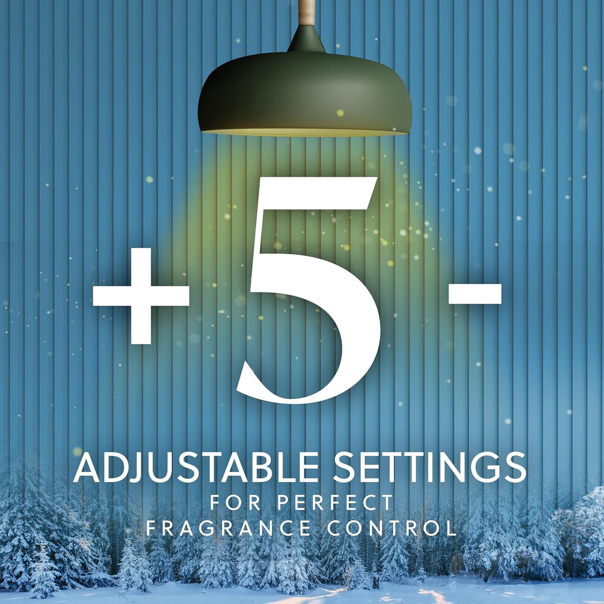 Air Wick Plug In Advanced Scented Oil,Glistening Snow + Frosted Mint,Air Fresheners for Home Long Lasting, Room Freshener, Air Freshener Plug In, House Essentials for Small Spaces + Large Spaces,5 ct