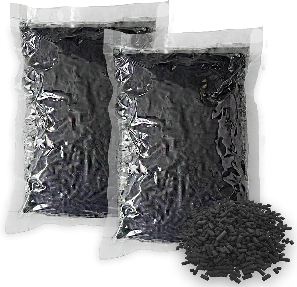 1.6 Pounds Activated Charcoal Filter Refill for FoodCycler Kitchen Waste Composters, Odor-Absorbing Replacement Carbon Compatible with Eco 5 FoodCycler Indoor Electric Composter(2PCS)