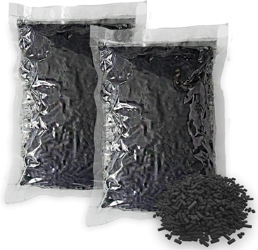 1.6 Pounds Activated Charcoal Filter Refill for FoodCycler Kitchen Waste Composters, Odor-Absorbing Replacement Carbon Compatible with Eco 5 FoodCycler Indoor Electric Composter(2PCS)
