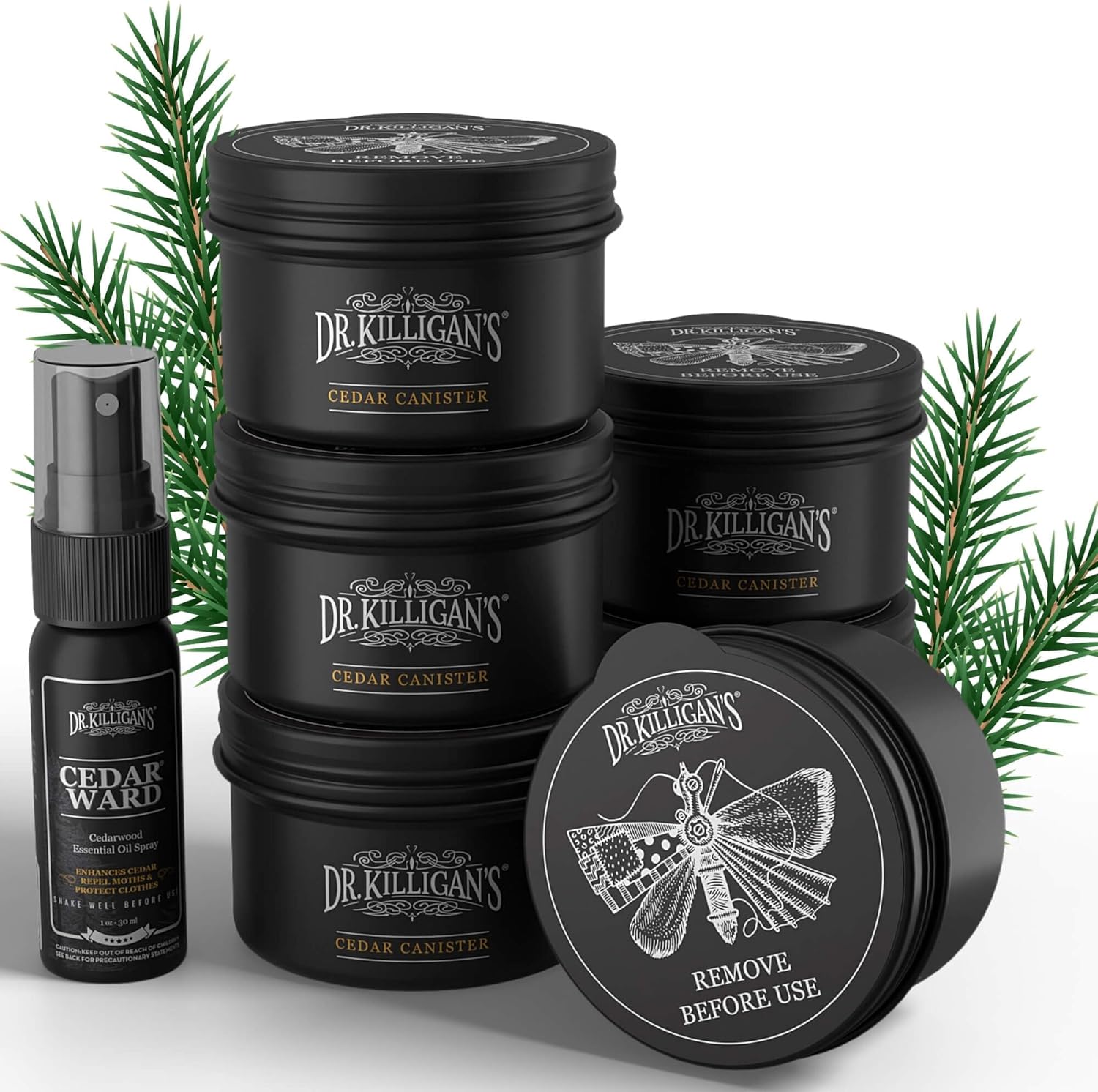 Dr. Killigan's Cedarwood Chip Canisters - Thumbnail 2