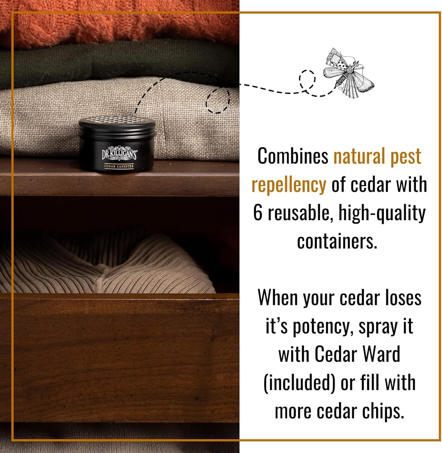 Dr. Killigan's Cedarwood Chip Canisters - Thumbnail 5