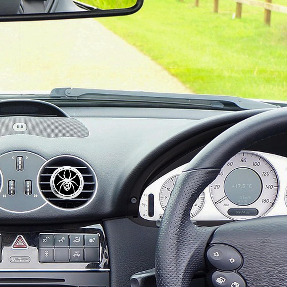 Car Diffuser Vent Clip 30mm Aromatherapy Essential Oil Automotive Diffuser Air Fresheners Vent Clips Car Accessories for Women Birthday Gifts (Spider)