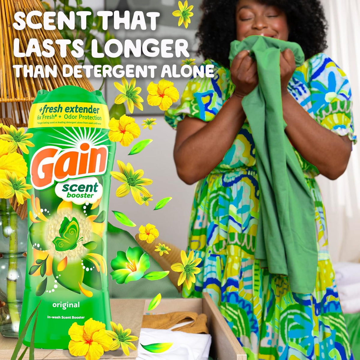 Gain Fireworks In-Wash Scent Booster Beads, Original, 12.2 oz